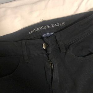 Black Hi-rise Jeggings